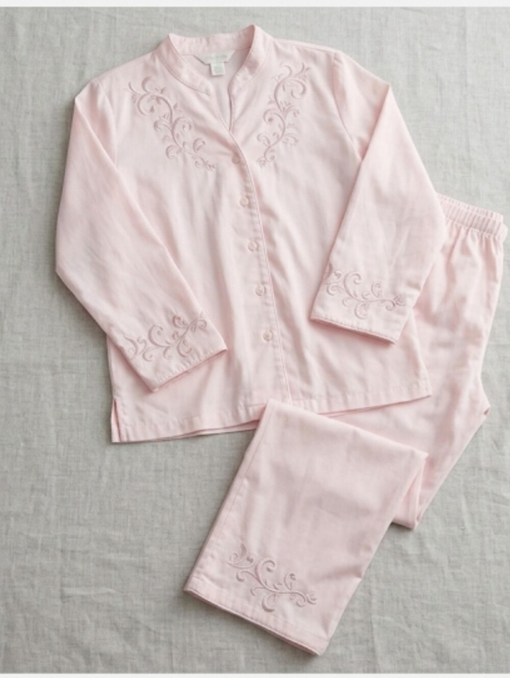 Womens Charter Club Sz Sm Pink 2pc Pajama Set